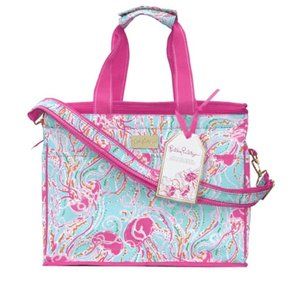 LILLY PULITZER Insulated Wine Food Large Cooler in Jellies Be Jammin, Neon, NWT